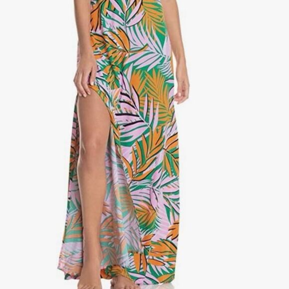 MAAJI Yellowstone Magnific Tropical Resort Vibes Cover-up Maxi Dress Size M - Picture 10 of 10